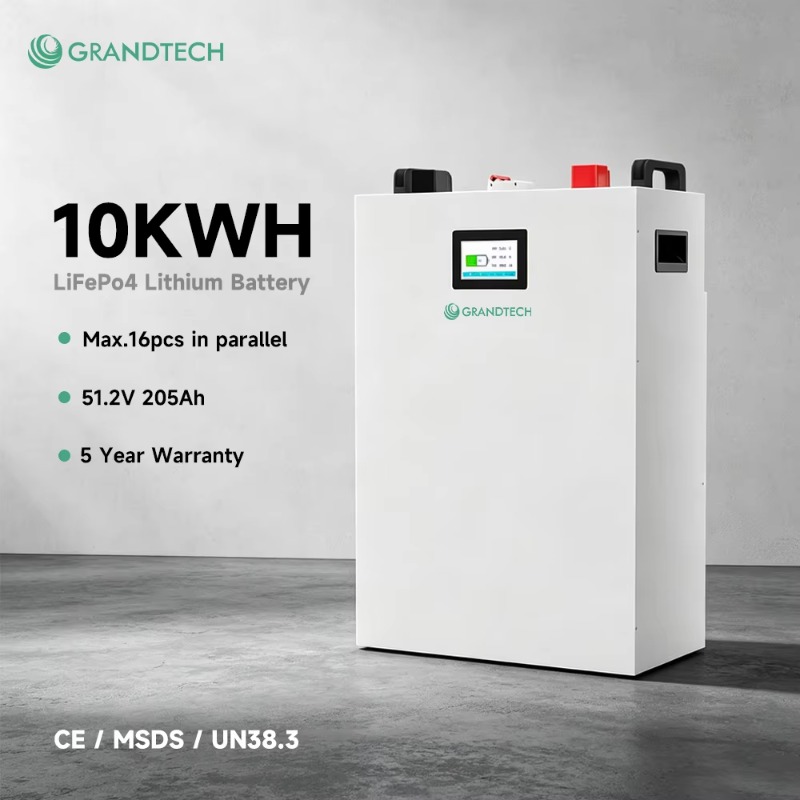 Grandtech Solar Power Wall 5kw - Lithium Battery 100Ah recensie en prijs
